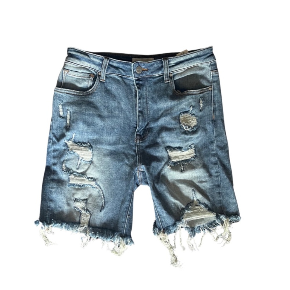 Women’s Risen Jeans Denim Shorts